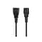 Monoprice SVT; SJT Extension Cord, 18 AWG, Indoor, 18/3, 1 Outlets, IEC 60320 C13, Black, IEC 60320 C14 40104 - alternate 8